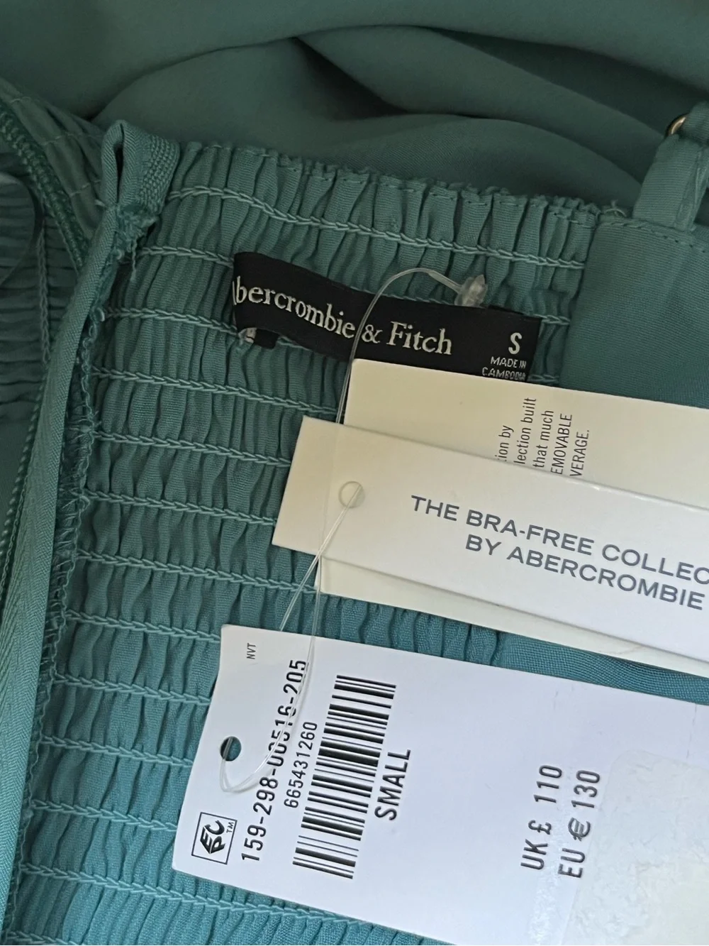 Abercrombie & Fitch Bra-Free Hardware Maxi Dress NEW WITH TAGS